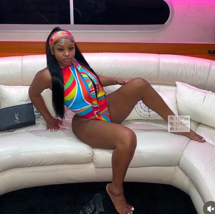 Electric Tropics One-Piece Swimsuit