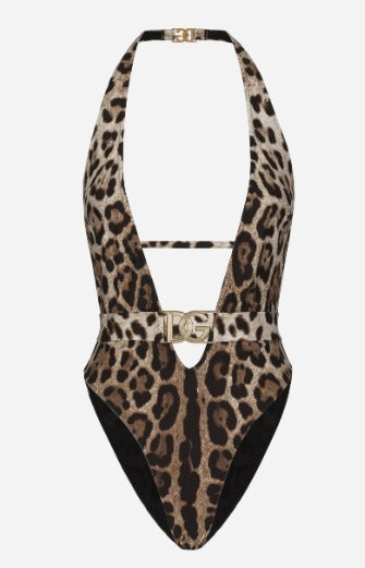 Wild Luxe Plunge One-Piece
