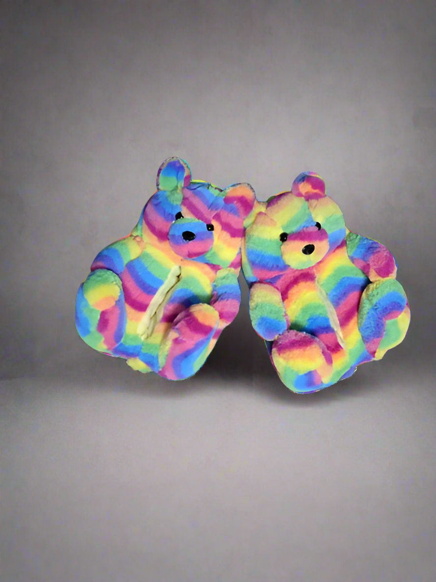 Teddy Babe Plush Slippers