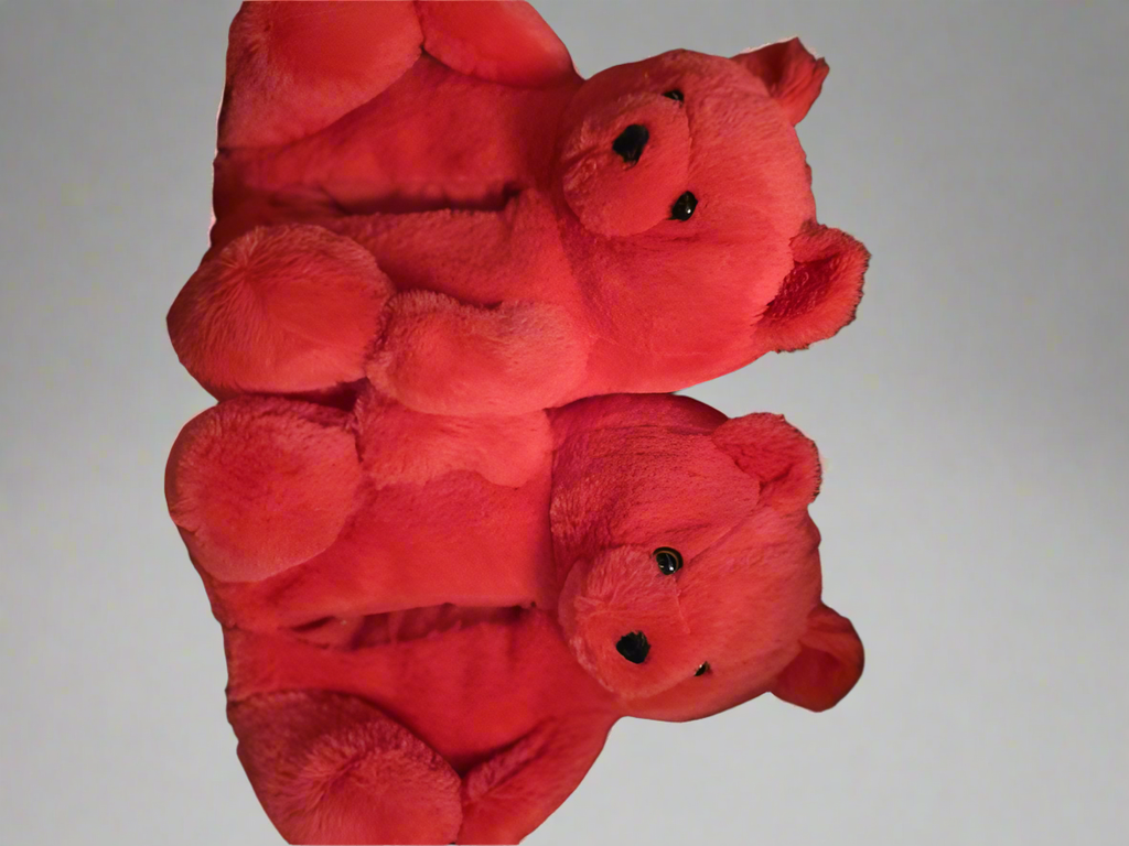 Teddy Babe Plush Slippers