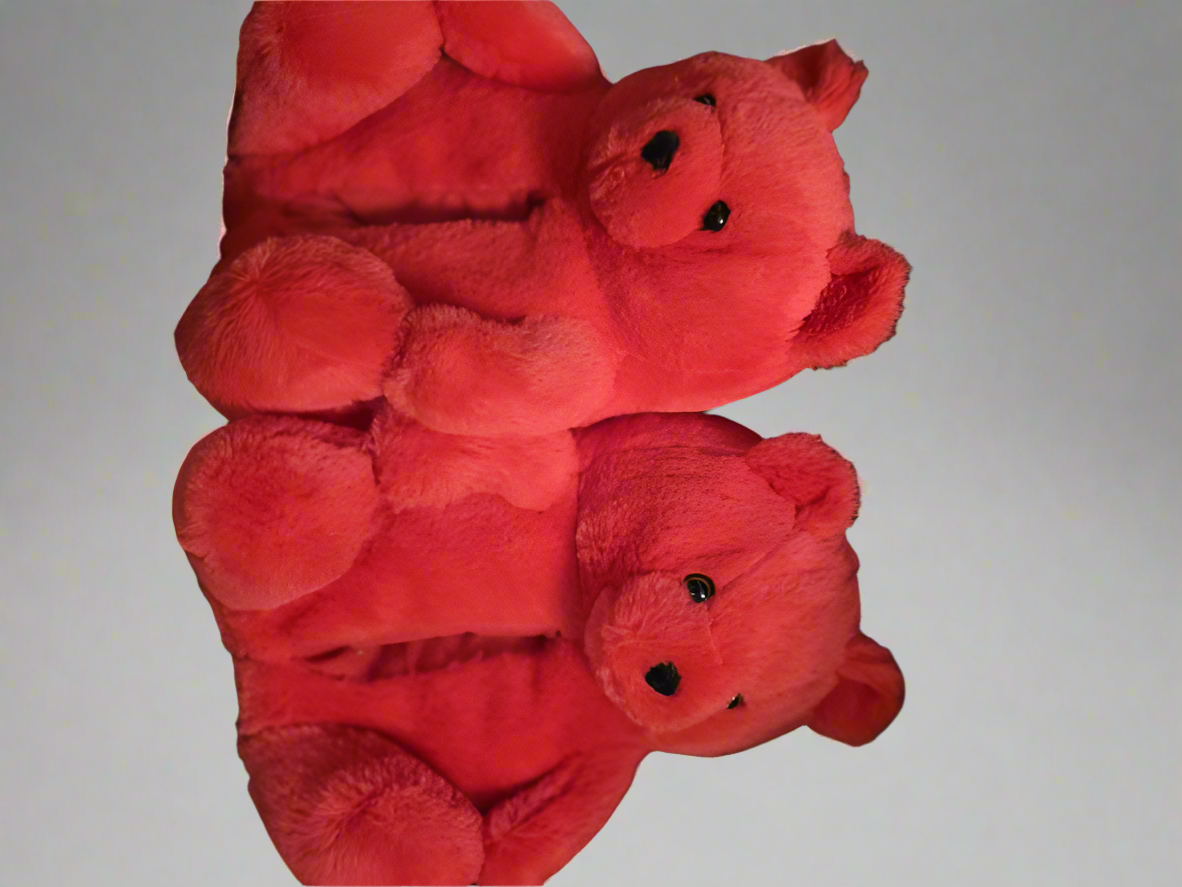Teddy Babe Plush Slippers