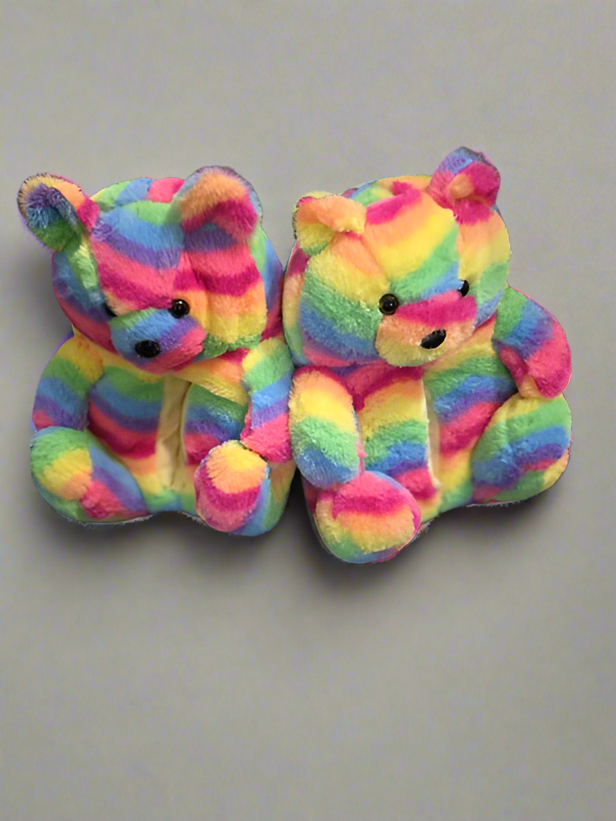 Teddy Babe Plush Slippers