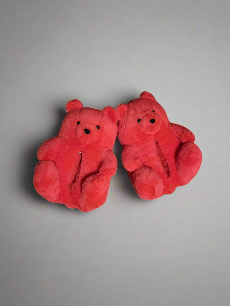 Teddy Babe Plush Slippers