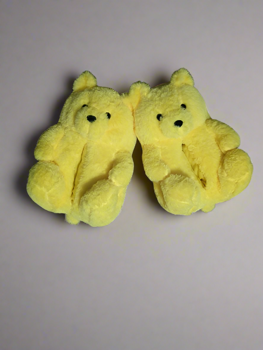 Teddy Babe Plush Slippers