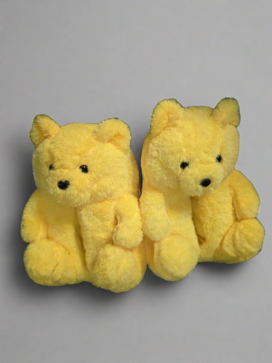 Teddy Babe Plush Slippers