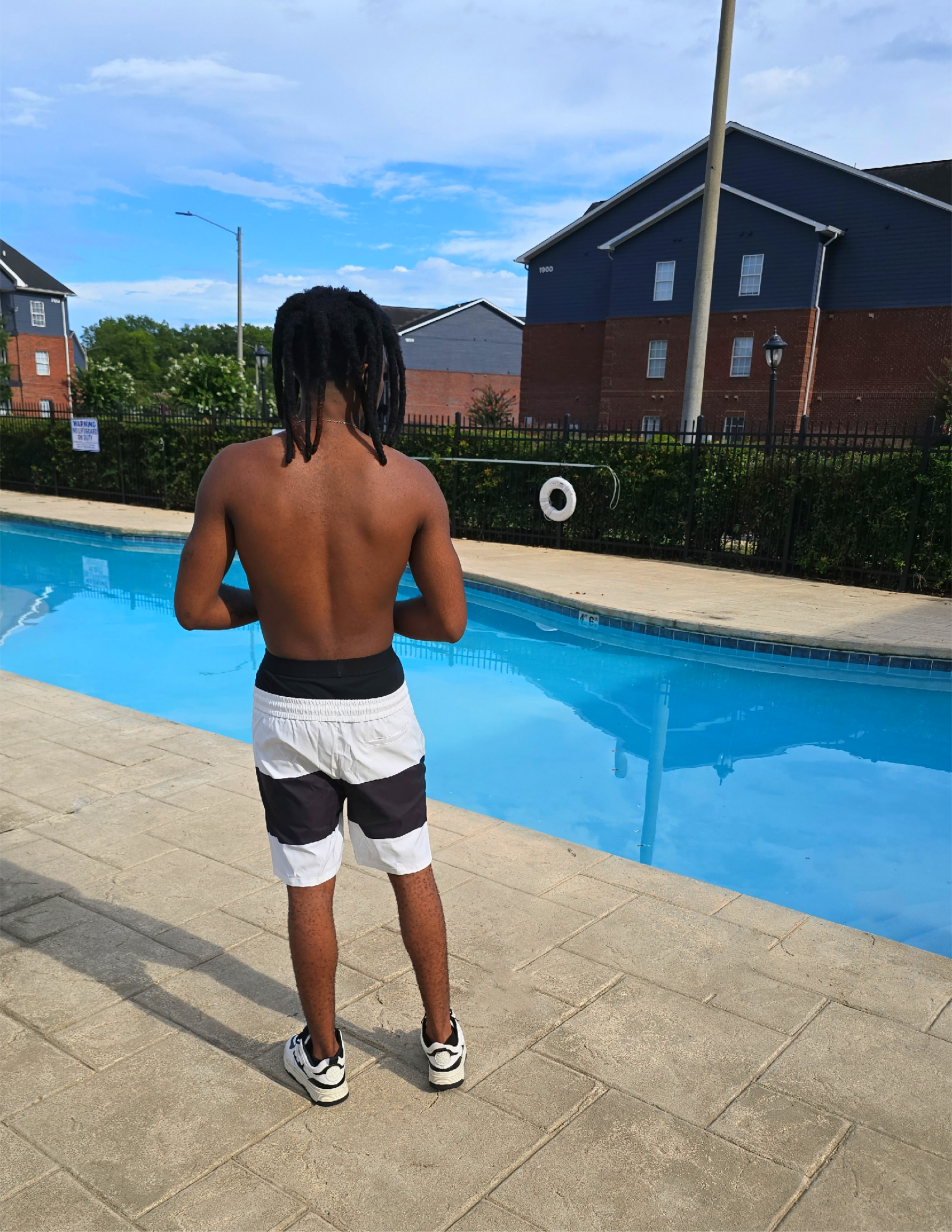 Monochrome Block Men’s Statement Shorts