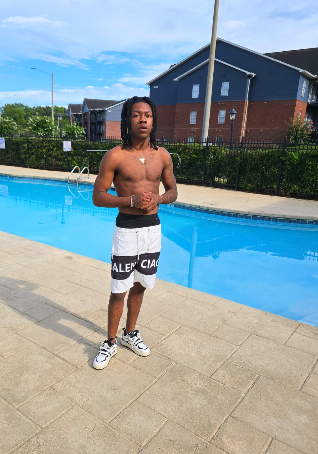 Monochrome Block Men’s Statement Shorts