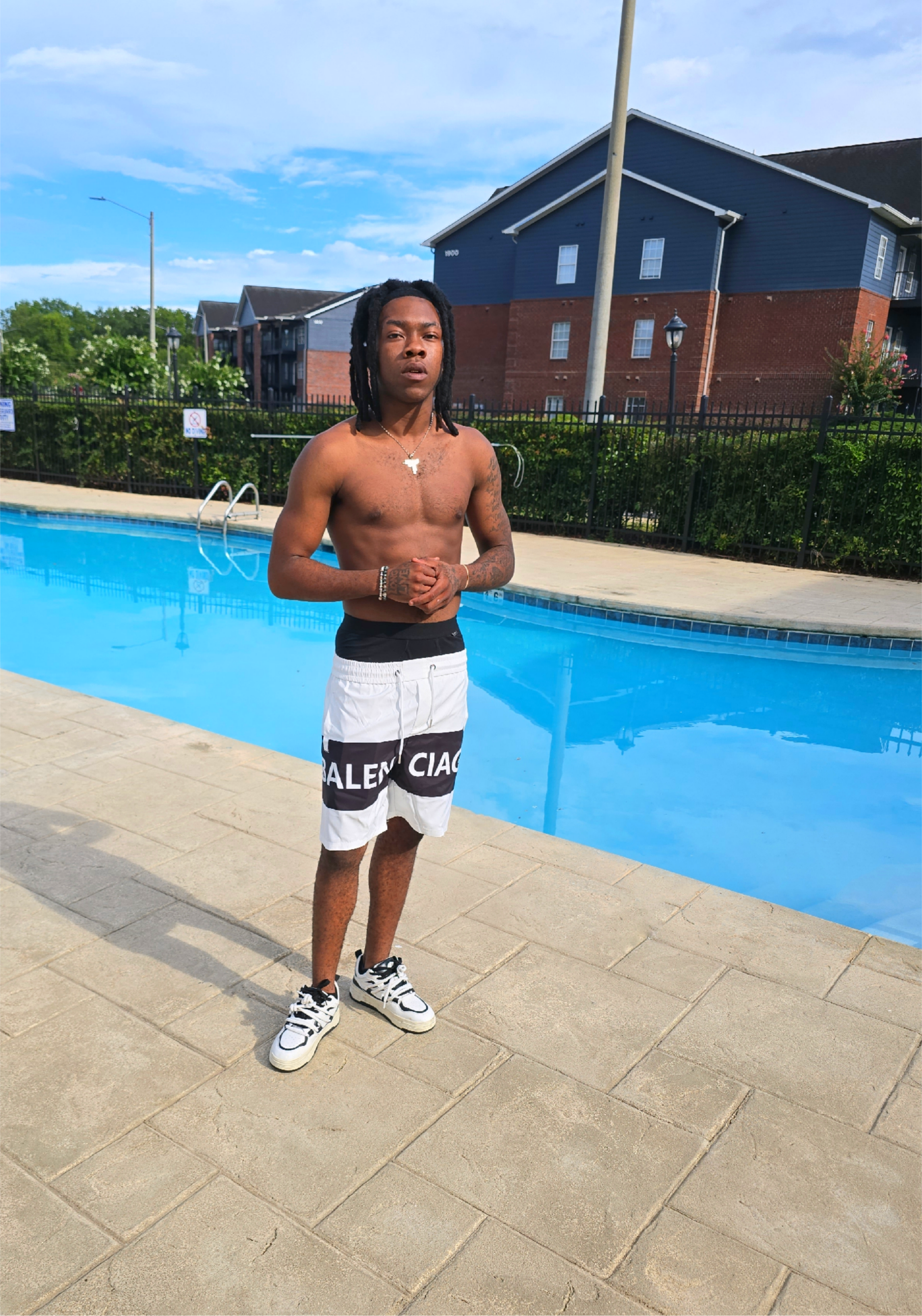 Monochrome Block Men’s Statement Shorts