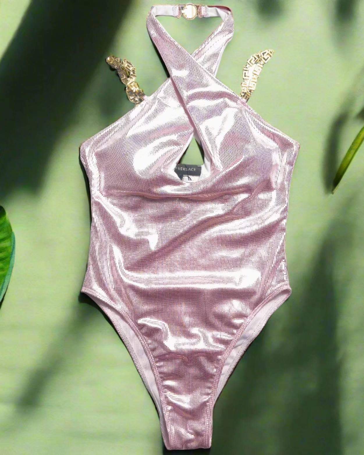 Blush Luxe Crossover One-Piece
