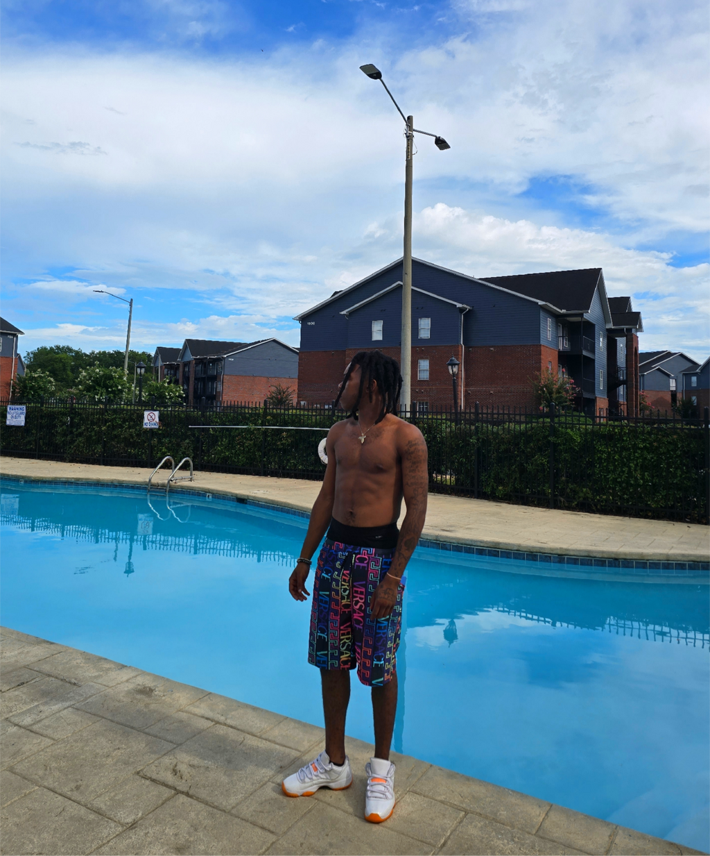 Rainbow Drip Men's Graphic Shorts