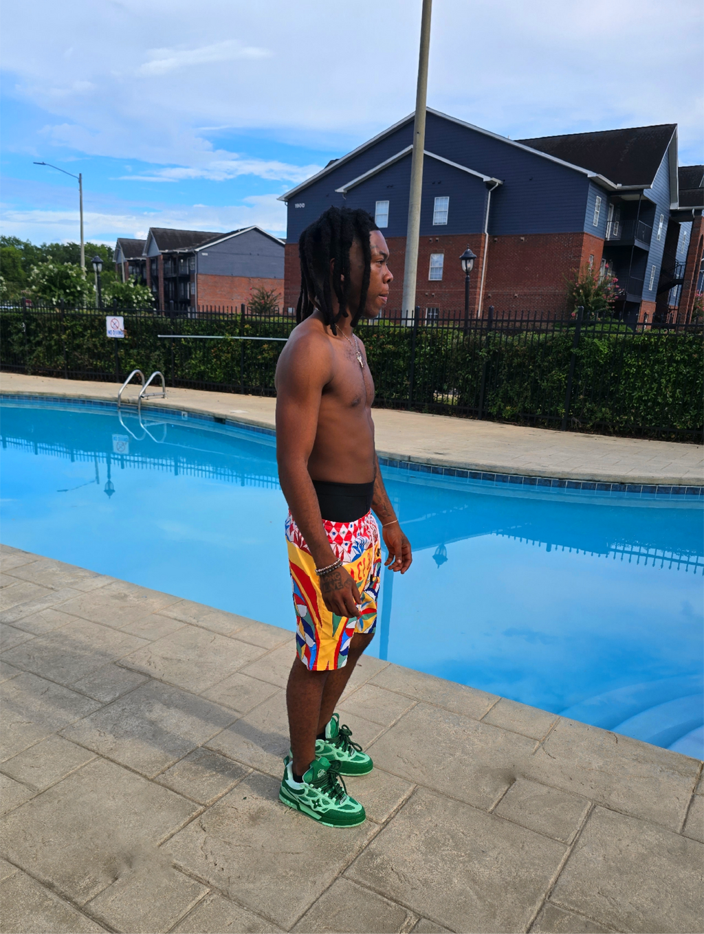 Sicilian Mosaic Swim Shorts – Men's Edition
