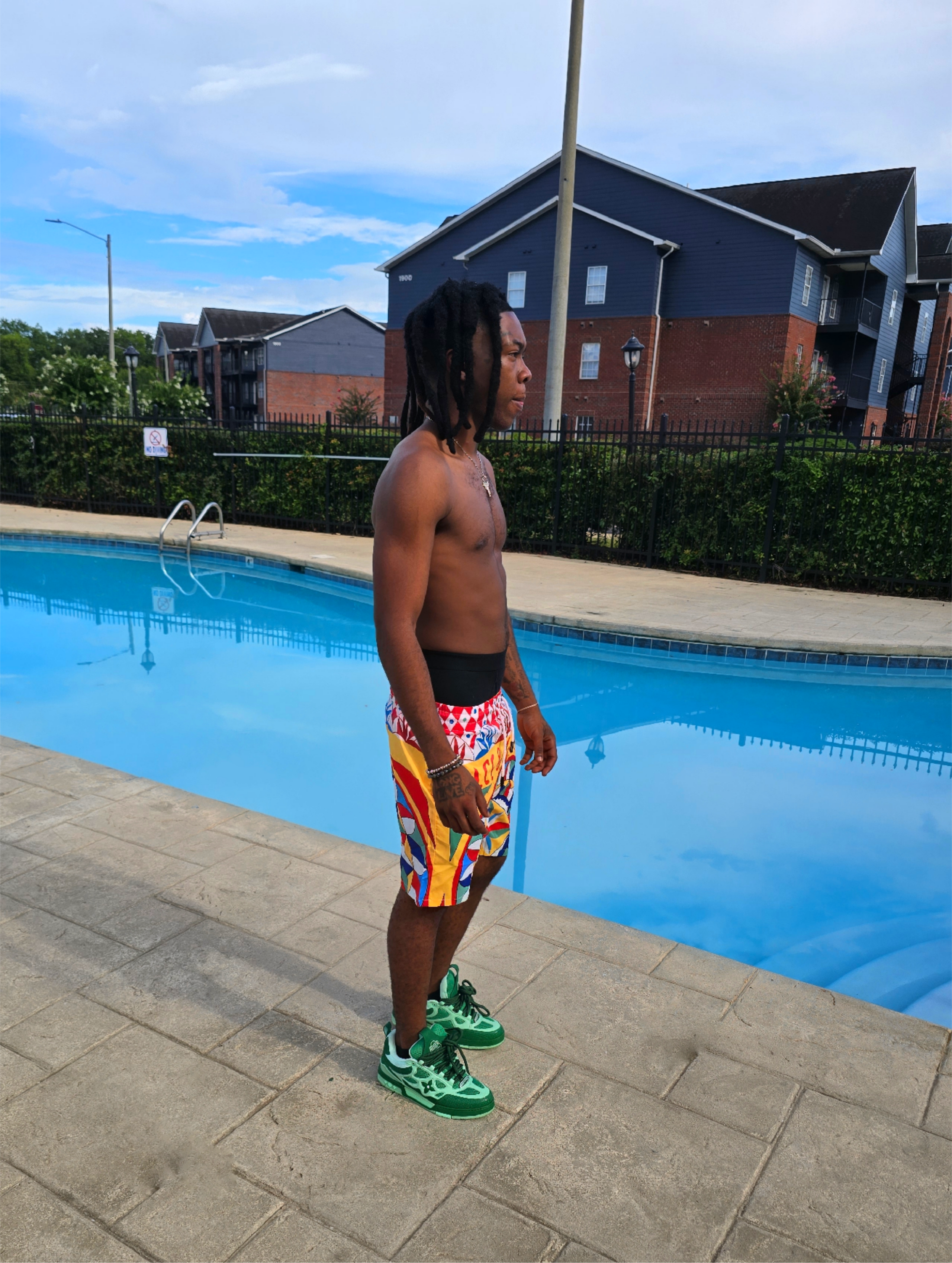 Sicilian Mosaic Swim Shorts – Men's Edition