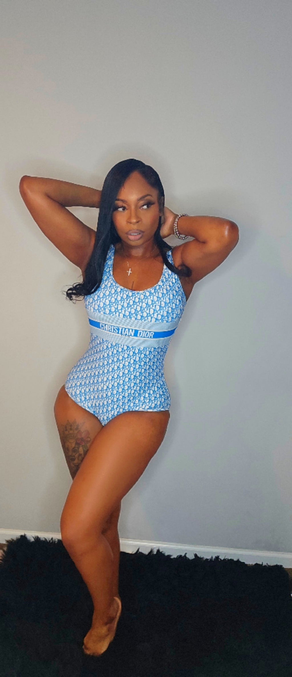 Ocean Luxe Monogram One-Piece