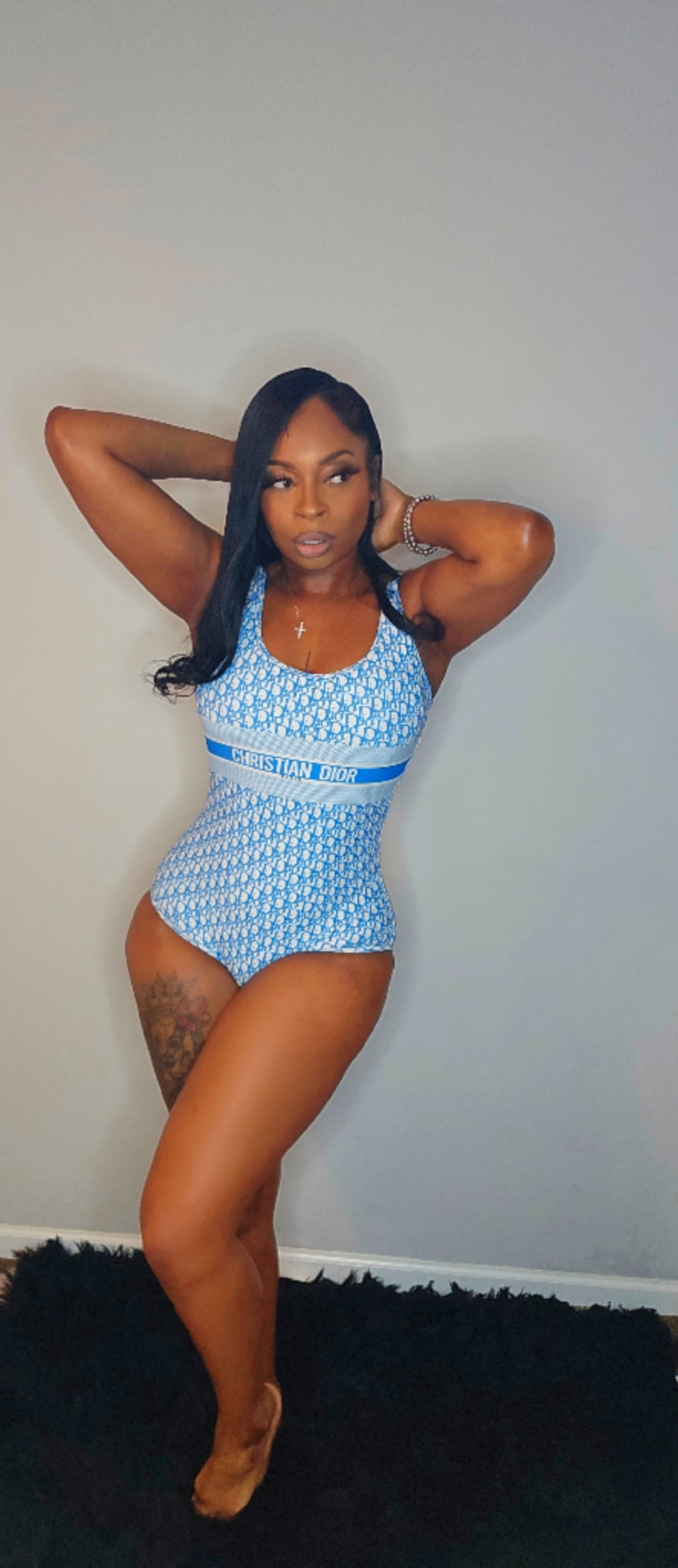 Ocean Luxe Monogram One-Piece