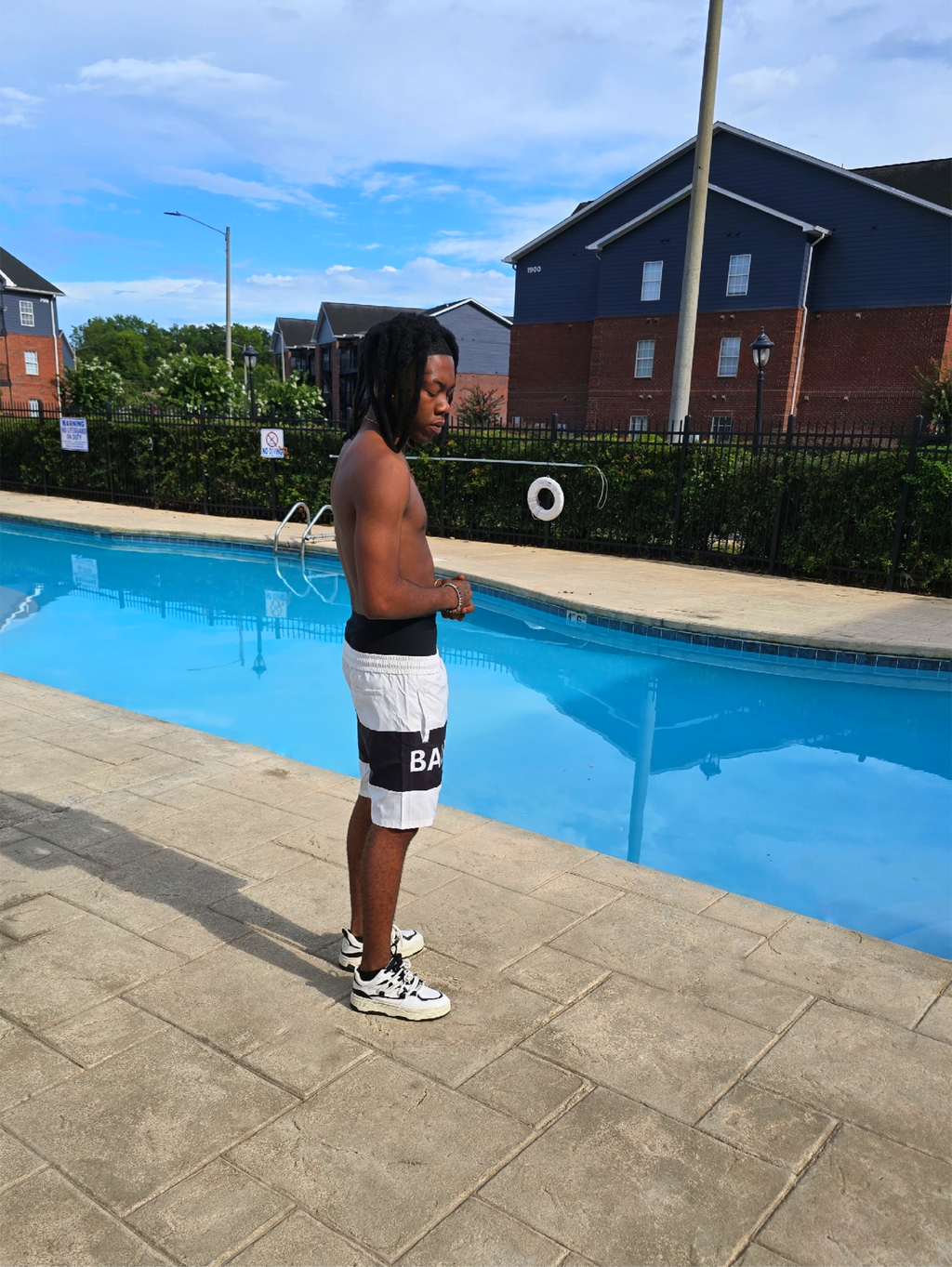 Monochrome Block Men’s Statement Shorts